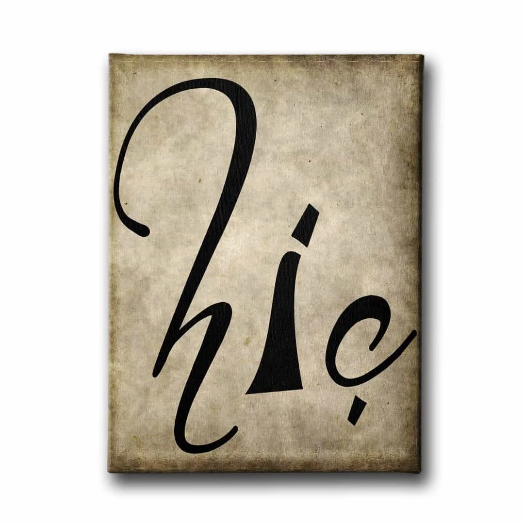 Hic Hat Tablo