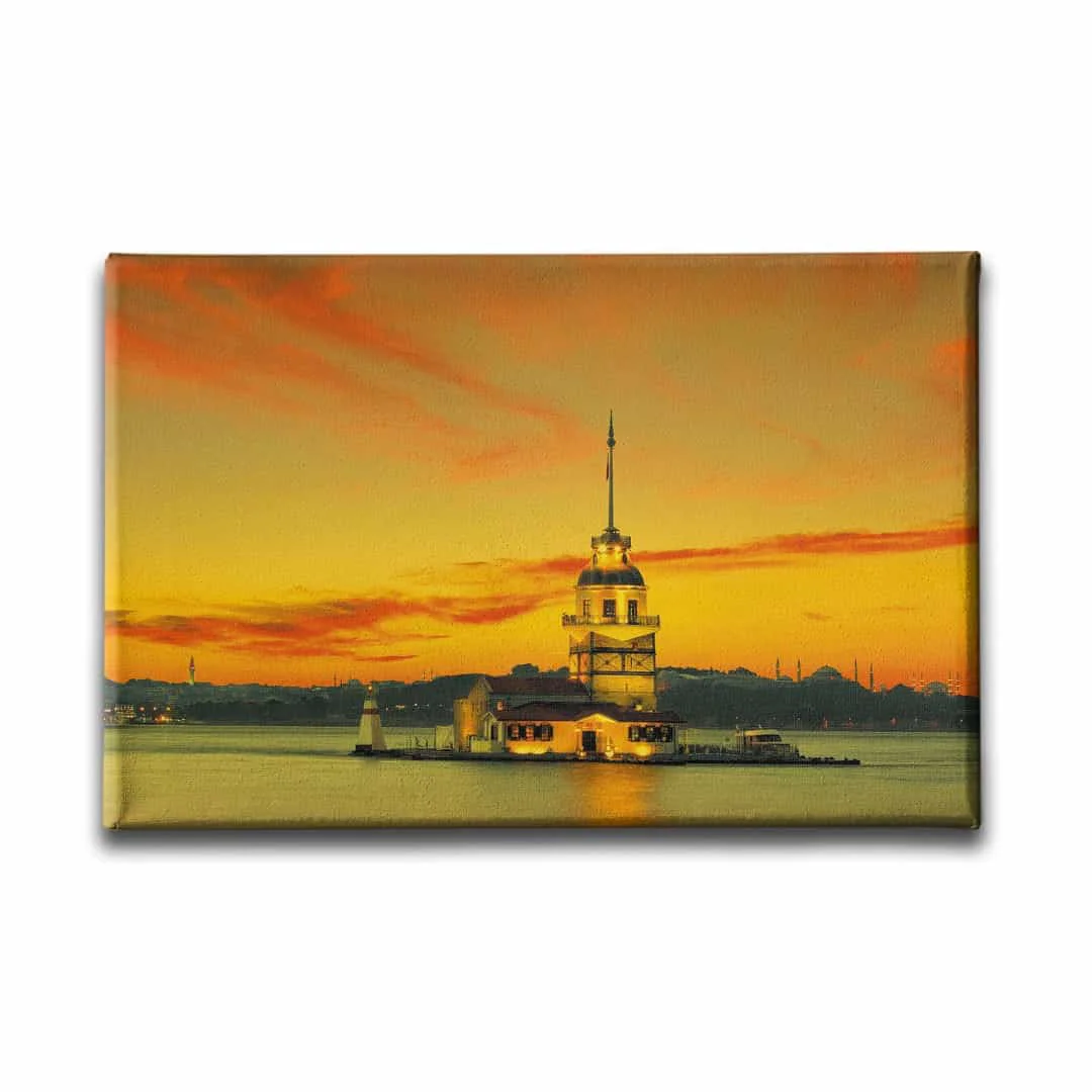 Kiz Kulesi Canvas Tablo