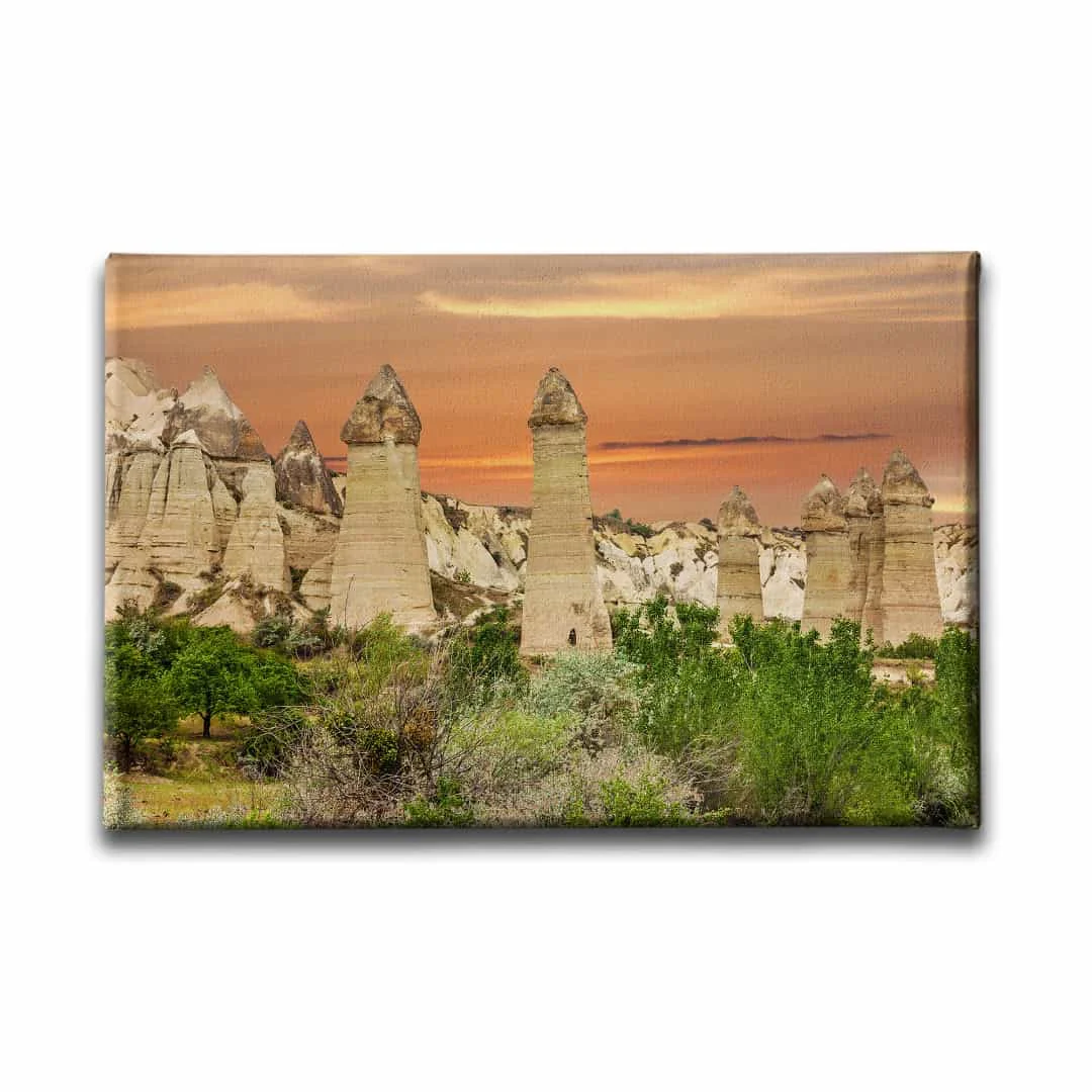 Pelee Dagi Canvas Tablo
